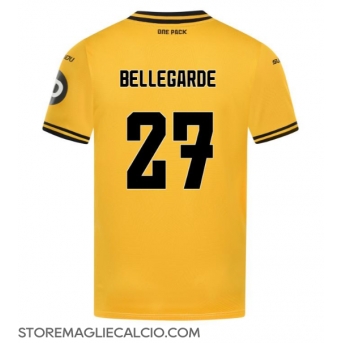 Wolves Jean-Ricner Bellegarde #27 Maglia Gara Casa Repliche 2024-25 Maniche Corte